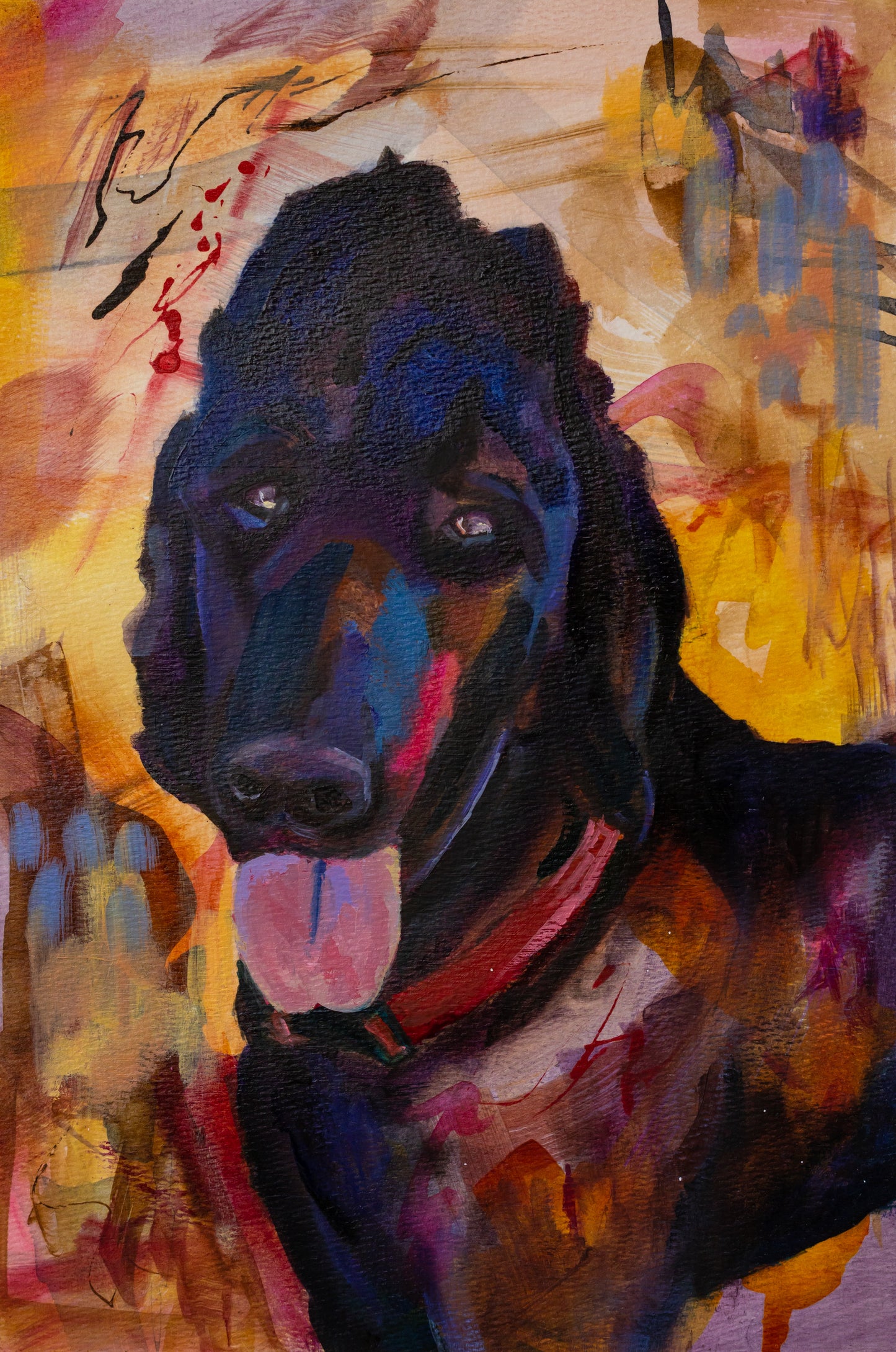 She Calls Her Dog "The Bear" - Print