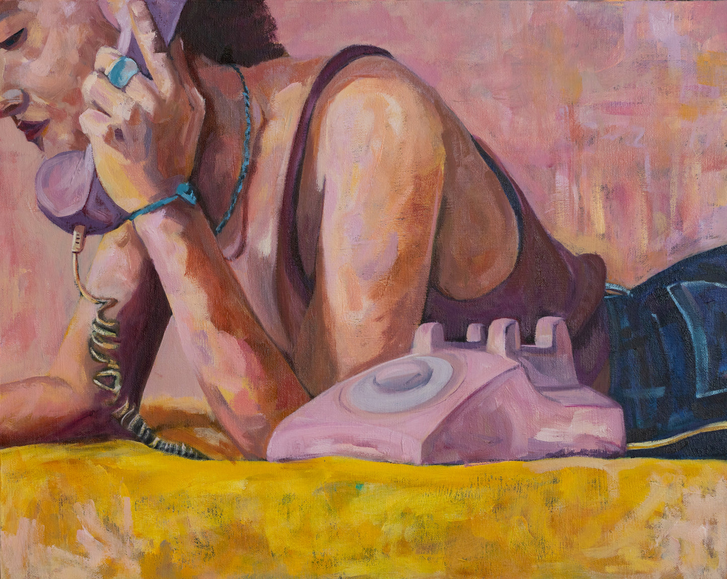 Get Off The Phone! Original Painting