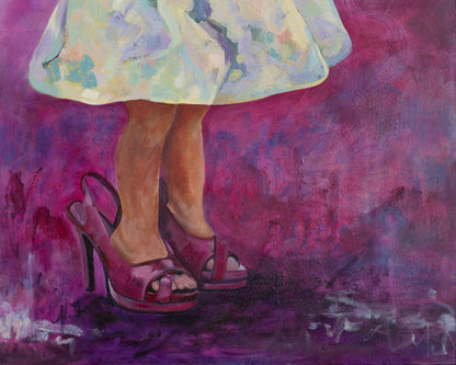 Grandma's Clip Clop Shoes - Original Painting