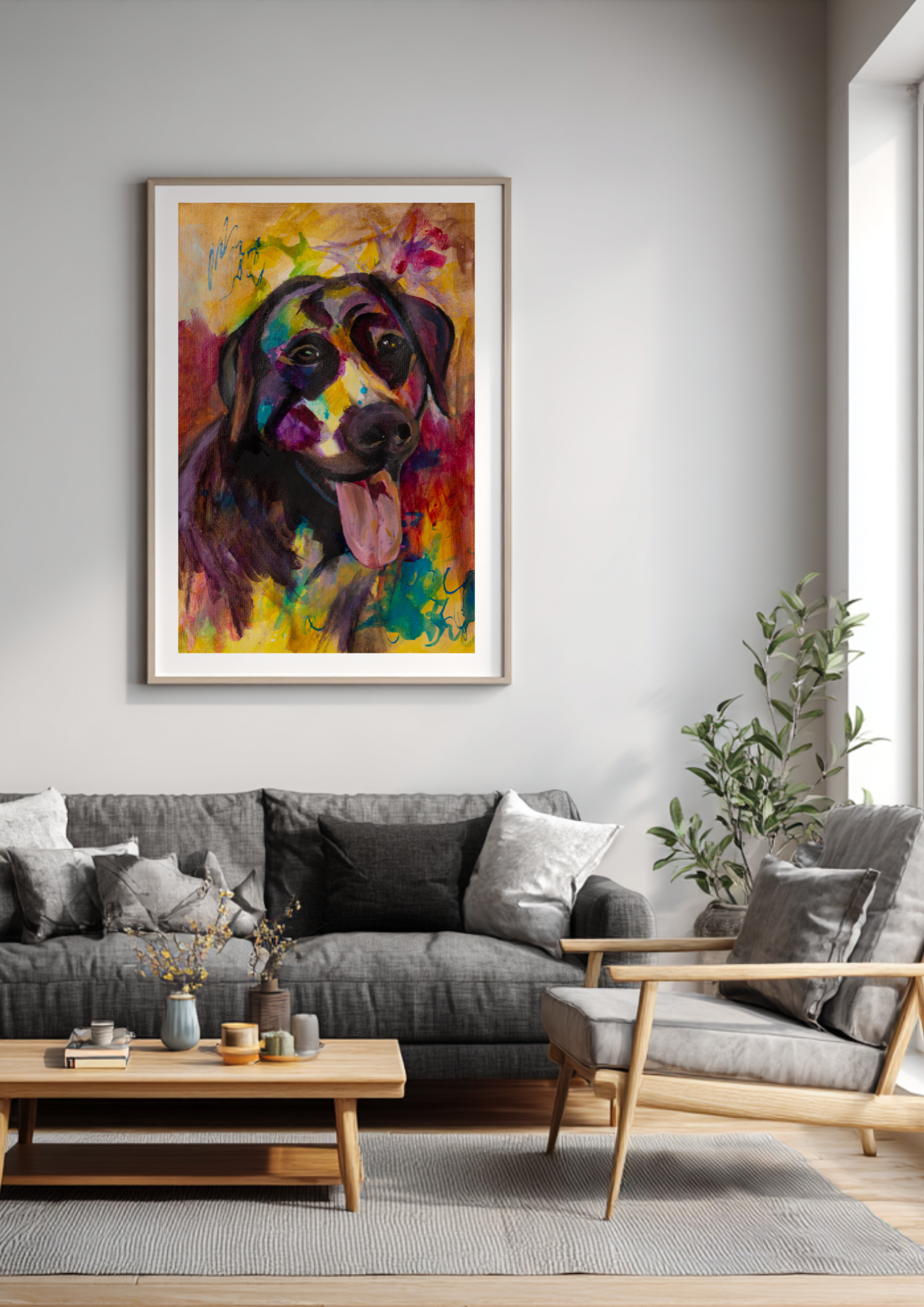 The Joys of a Labrador - Print