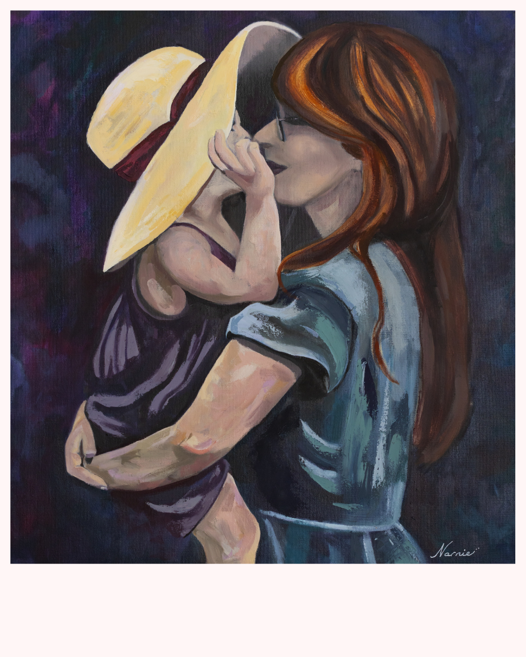 Safe In Her Arms - Original Painting
