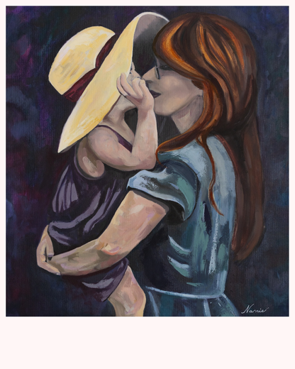 Safe In Her Arms - Original Painting